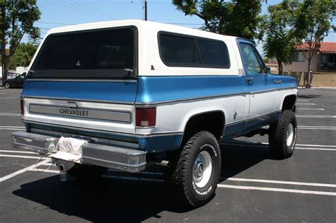 1974 Chevy Cheyenne Super K10 4x4 Hawaiian Blue Loaded Used Chevrolet