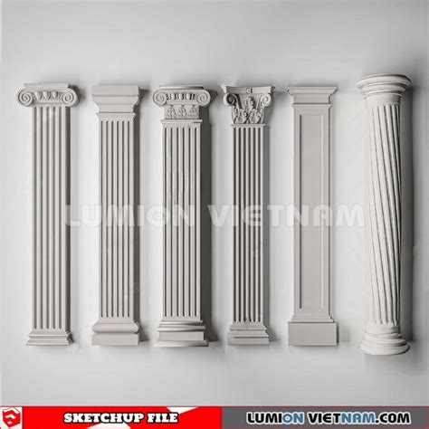 230621 Classic Columns Sketchup 3d Models