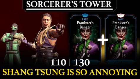 Sorcerers Tower Battle 110 And 130 MK Mobile Shang Tsung Is So