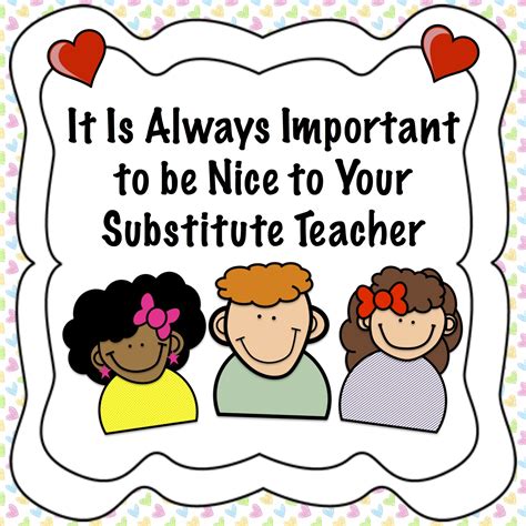 substitute teachers - Clip Art Library