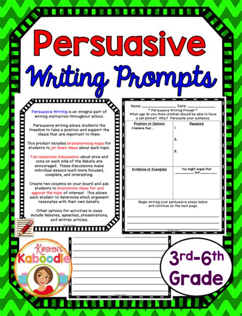 Persuasive Writing Template Grade 3