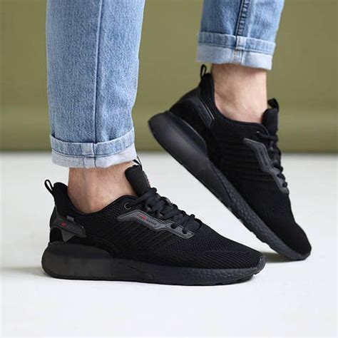 Купить Мужские Черные Кроссовки Кожаные Замш Демисезон Baas Shopy ...