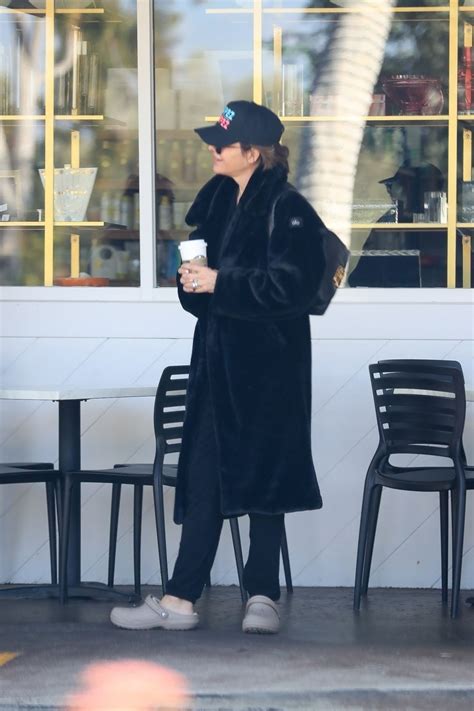 LISA RINNA Out for Coffee at Starbucks in Los Angeles 03/28/2024 ...