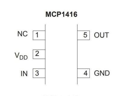 MCP1416T E OT SOT 23 5 SMD Güç Entegresi MAX MCP OP TC TDA Serisi