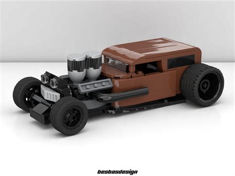 LEGO MOC Hot Rod By Besbasdesign Rebrickable Build With LEGO