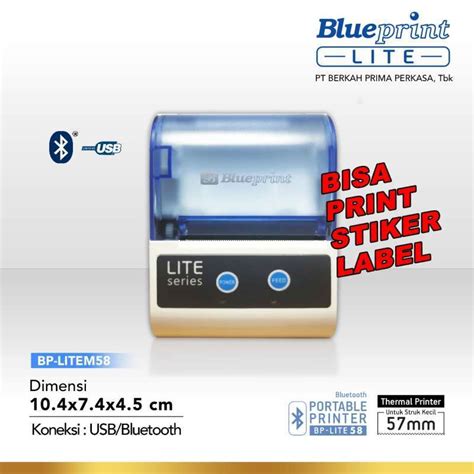 Jual Blueprint BP LITE58 Printer Thermal Portable Bluetooth Di Seller