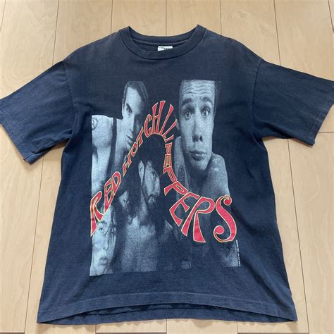 S レッチリ フォト RED HOT CHILI PEPPERS ビンテージ レッド ホット チリペッパーズ Tシャツ SIZE L 年代 文字ロゴ 売買されたオークション