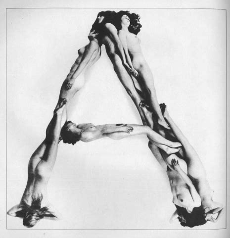 A Naked Alphabet The Human Body As Typography Nsfw Dangerous Minds