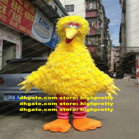 Yellow Sesame Street Yellow Chicken Mascot For Adults Perfect For