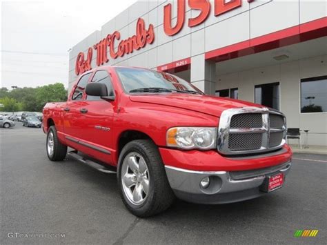 2002 Flame Red Dodge Ram 1500 St Quad Cab 81348901 Photo 8 Gtcarlot