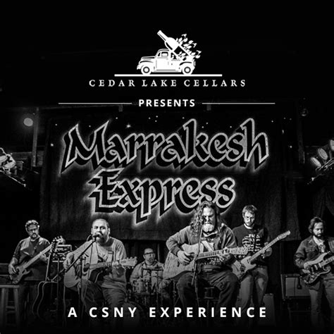 Live Music: Marrakesh Express - Cedar Lake Cellars