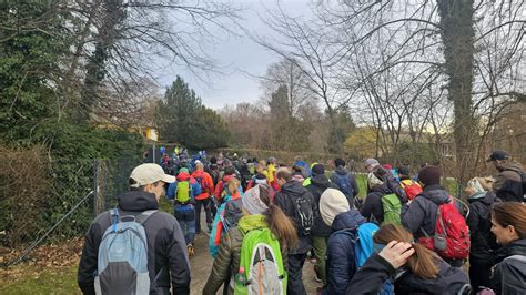 Mammutmarsch München 55 Km Stürmisches Wetter Mammutmarsch