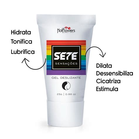 Gel Lubrificante Anest Sico Sete Sensa Es Para Sexo Anal Sem Dor