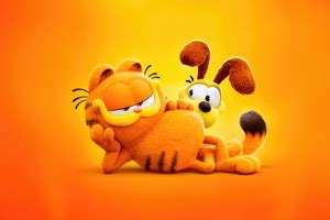 1024x768 The Garfield Movie 2024 Poster Wallpaper 1024x768 Resolution