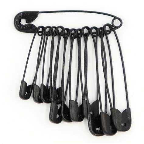 Sullivans Safety Pins Assorted Sizes Black Sullivans International