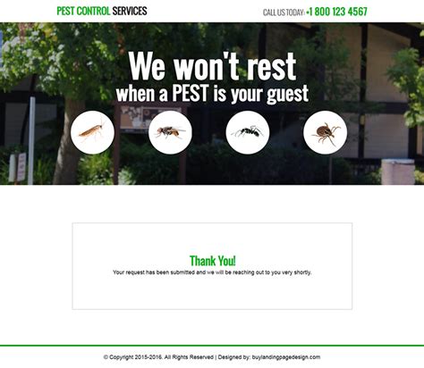 Pest Control Services Lead Gen Res Lp 01 Pest Control Landing Page Design Preview