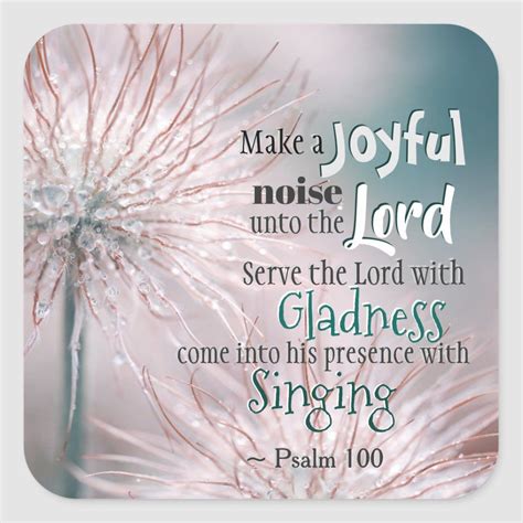 Make A Joyful Noise Psalm 100