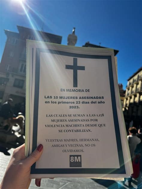 8 M Teruel Recuerda A Las Mujeres Asesinadas En Lo Que Llevamos De Año