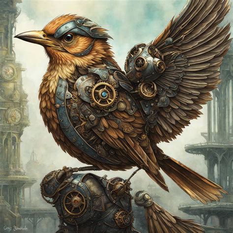 steampunk bird by FemaleFreedom on DeviantArt