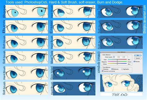 Easy Eye-colouring tutorial by shinjiiru on DeviantArt