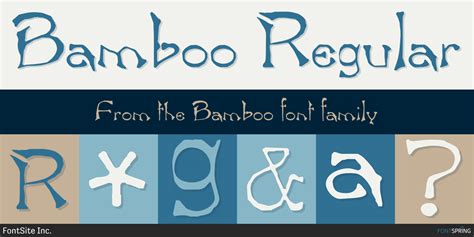 Bamboo Font | Fontspring