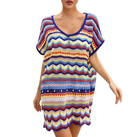 Women Sexy Beach Cover Up Women Long Sleeve Beach Dress Crochet Bikinis Cover Up Holiday Outfits