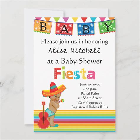 Mexican Baby Shower Invitation | Zazzle