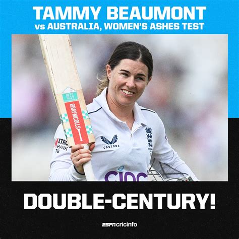 ESPNcricinfo On Twitter TAMMY BEAUMONT TAKE A BOW The Eighth Woman