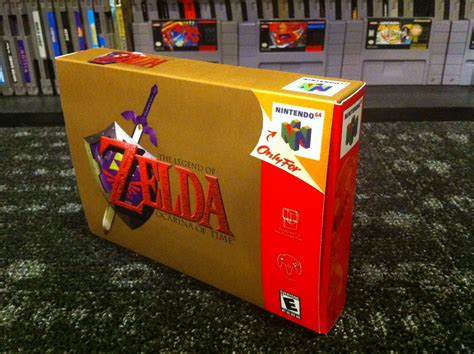 Zelda: Ocarina of Time | Box My Games! Reproduction game boxes