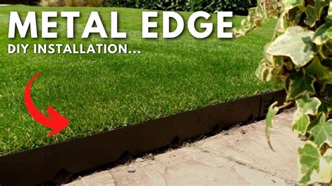 DIY Metal Lawn Edging Installation : CORE EDGE