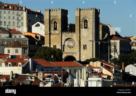 Cathedral Santa Maria Maior Of Lisbon Alfama Lisboa Lisbon Portugal