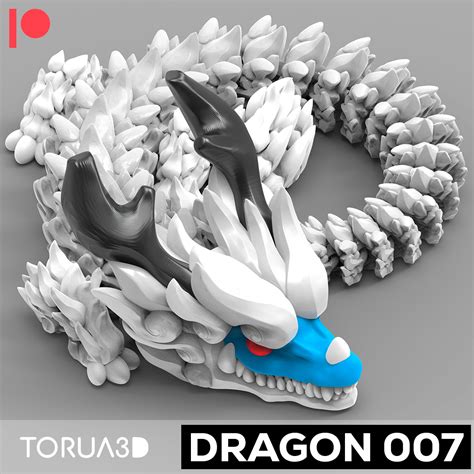 Articulated Dragon 007 | File STL by Torua3D | Printables Store