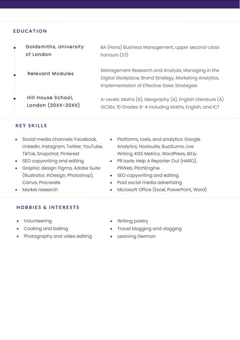 Social Media Manager Cv Example And Writing Guide