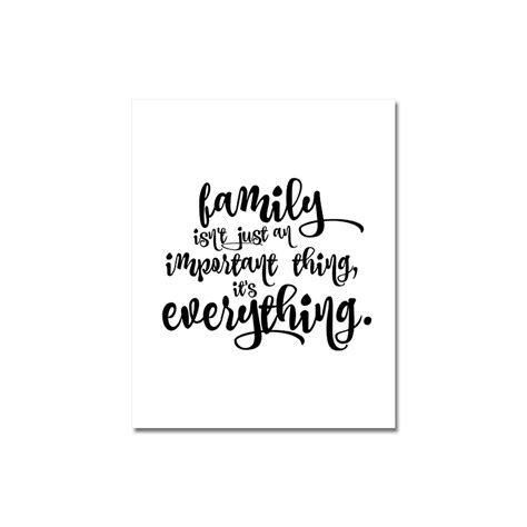 Family Is Everything Living Room Poster – Aesthetic Wall Decor