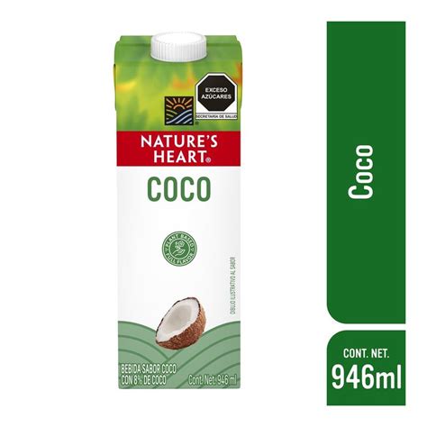 Bebida Vegetal Natures Heart Sabor Coco 946ml Chedraui