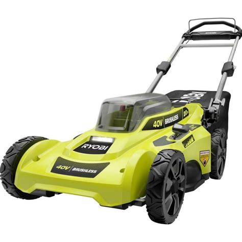 RYOBI Walk Behind Push Lawn Mower Garden 40V Brushless 20