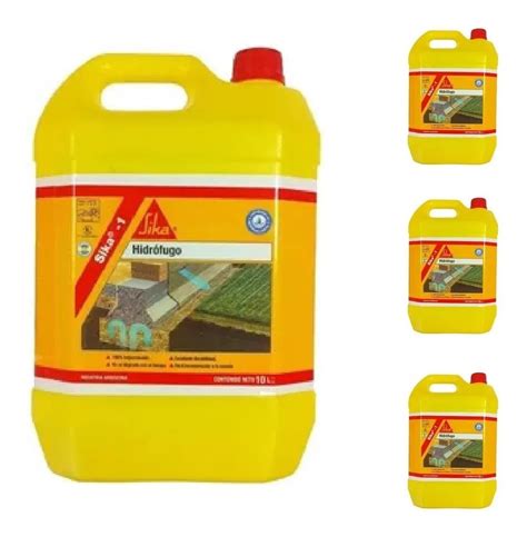 Aditivo Hidrofugo Impermeabilizante Sika 1 L Duracion 10 Lt ALL TRADERS