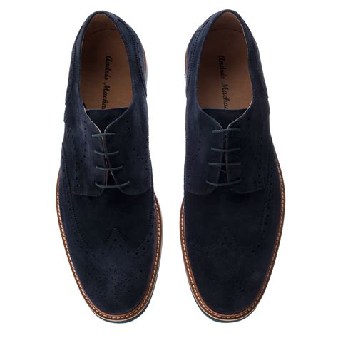 Chaussures Style Oxford Cuir Su De Bleu Marine Hommes Chaussures