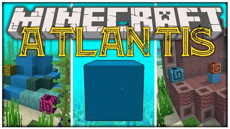 Minecraft Atlantis Mod Wmilan I Am Neptune Youtube