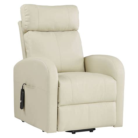 Acme Ricardo Recliner With Power Lift In Beige