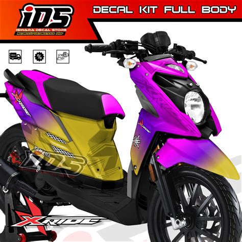 Stiker Motor Xride 115 Full Body Decal Xride 115 Stiker Xride 115 Dekal