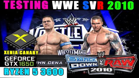 Testing Wwe Svr On Xenia Emulator In Wwe Svr Gameplay