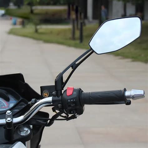 Top Quality 300mm X 90mm 1 Pair Motorcycle Rear View Mirrors Universal