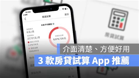 3 款簡單又方便可以快速取用的房貸試算工具 App 推薦 蘋果仁 果仁 Iphoneios好物推薦科技媒體