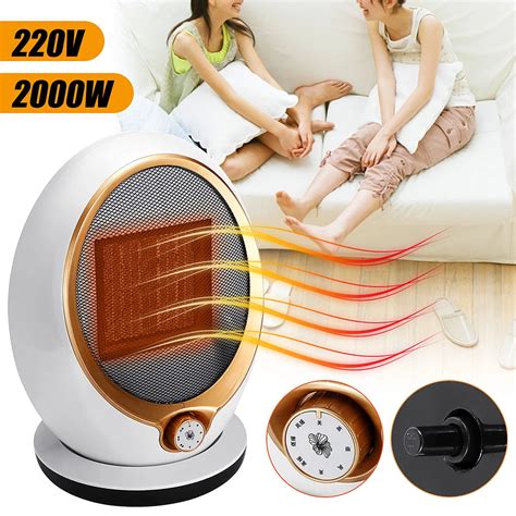 220V 2000W Heater Warm Fan Blower Room Fan Electric Air Heater Radiator ...