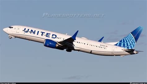 N United Airlines Boeing Max Photo By Omgcat Id