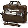 Amazon Leather Briefcase 18 Inch Laptop Messenger Bag For Men And