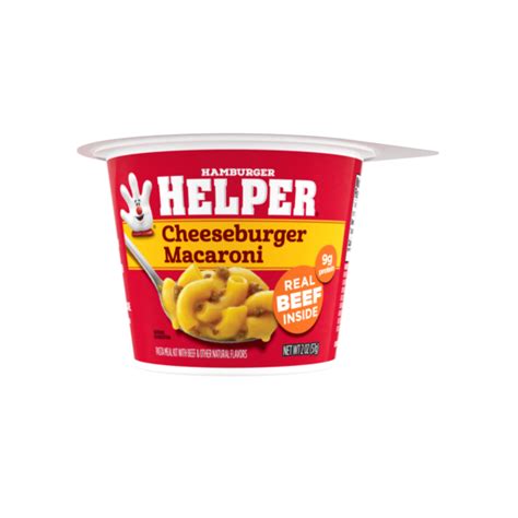 Hamburger Helper Cheeseburger Macaroni Microwave Cup