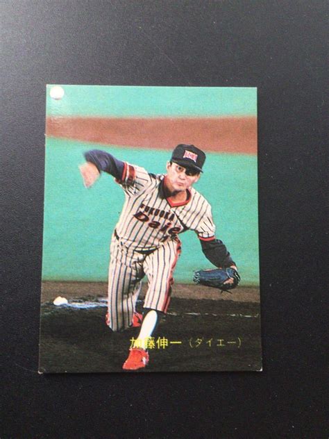 Yahooオークション カルビー プロ野球カード 89年 No357 加藤伸一