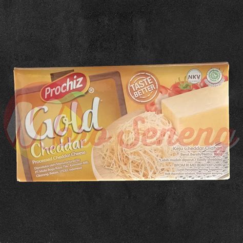 Jual Prochiz Gold Keju Cheddar Balok Cheddar Cheese 160 Gram